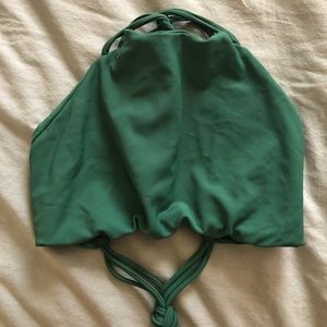 Strange Bikini high neck top